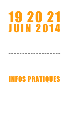 19 20 21 JUIN 2014

DOMAINE DES ÎLES SION - SUISSE
-------------------
PROGRAMME
BILLETTERIE
INFOS PRATIQUES
PARTENAIRES
À TÉLÉCHARGER
CONTACT
ARCHIVES 2013
ARCHIVES 2012